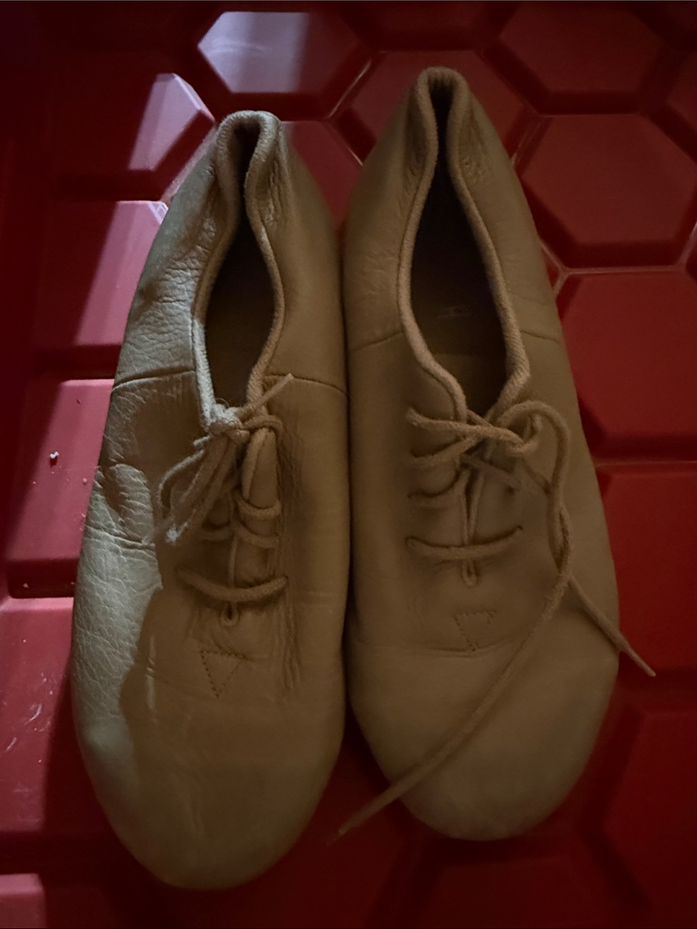 Bloch Girls Tan Leather tap shoes with split sole - Picture 4 of 4